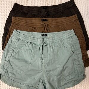 Supplies By UnionBay Women’s XL Pull On Shorts Bundle Of 3 Comfort Casual